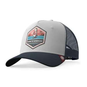 Born to Windsurf White / Blue