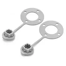 Replacement Bung and Gasket x2 Grey
