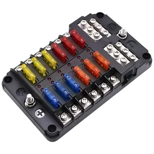 Painel Porta Fusíveis 12 Vias 100A 32V