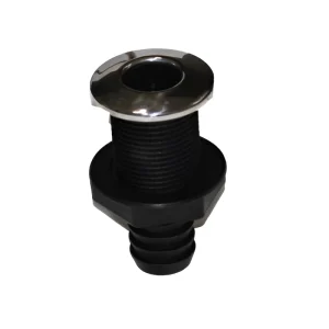 Saída de água PVC C/ Acabamento Inox 3/4 pol