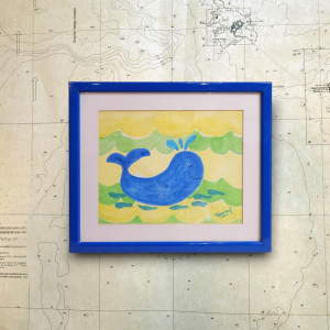 Aquarela Baleia