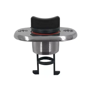 Bujão de Dreno Para Barcos em Aço Inox e Fecho em PVC 1 Pol