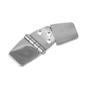 Dobradiça inox com capa 6 furos 38,6mm x 78,4mm