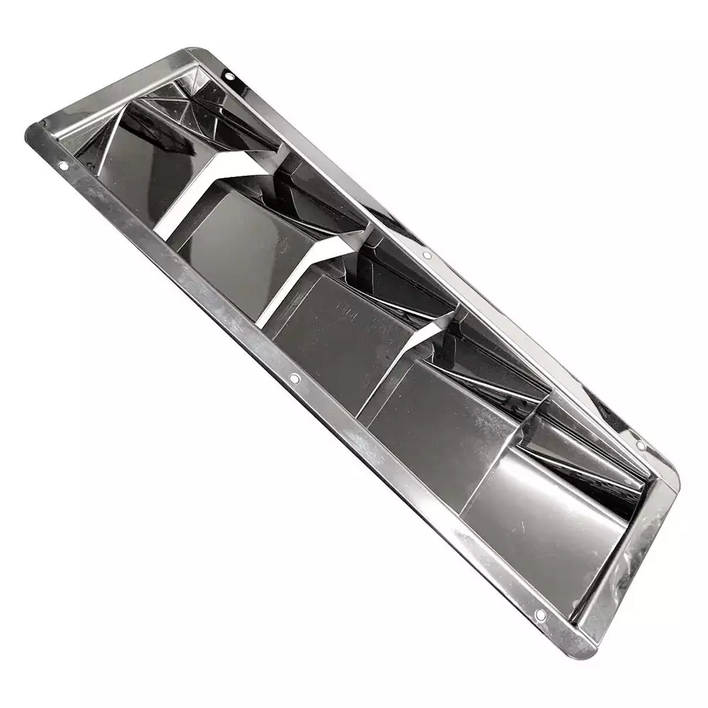 Grade de Ventilação Retangular em INOX 325 x 111 mm para Barcos 5 Saídas - Image 2