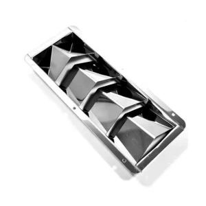 Grade De Ventilação Inox Saída De Ar Para Barcos Veleiros 4 Saídas