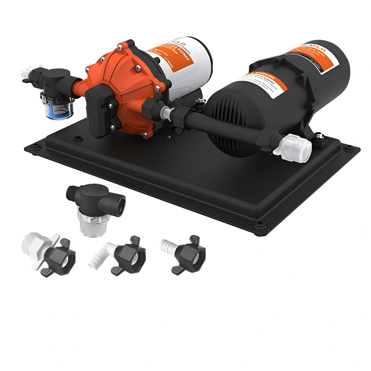 Kit Tanque Acumulador 0,75L Bomba De Pressurização 3GPM 12V 45PSI