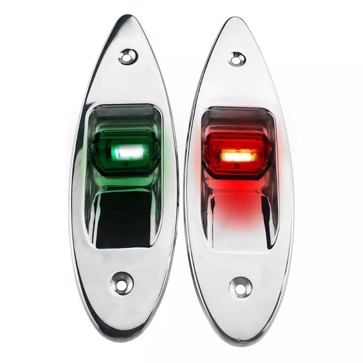 Luz de Navegação Bombordo e Boreste Olho de Tubarão 12v GX