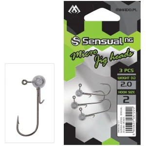 Jig Head – SENSUAL Micro – 1g-8 BN – 3 unidades