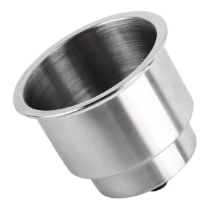 Porta Copos de Embutir em Aço Inox para Barcos e Lanchas