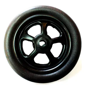 Roda Borracha Para Pedestal Carretinha Reboque 8 Pol