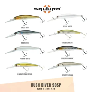 Amostra SAKURA Rush Diver 90SP 90mm/13gr