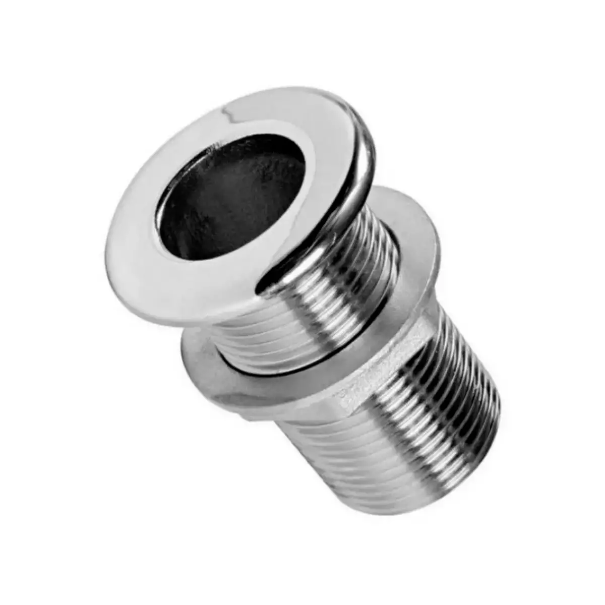 Saída de agua Inox 1″ Rosca total Barcos Veleiros - Image 2