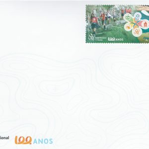Envelope C6 + Selo Construir Caminho – Centenário CNE