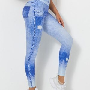 Jegging push up de cintura alta