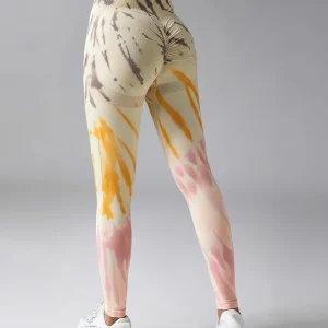 Leggings push up tie-dye multicoloridas