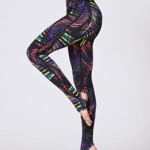 Leggings com elástico na barra