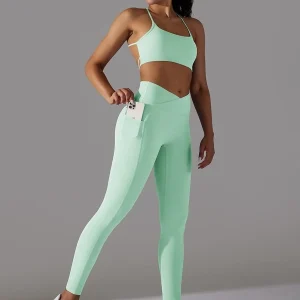 Conjunto desportivo push-up com bolsos – Fusion – Ultimate-Legging