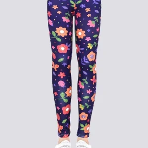Leggings florais para menina