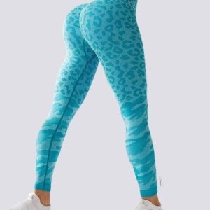 Leggings modeladoras com padrão leopardo (sem costuras)