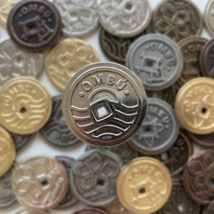 Token metal – 1 Ombú – Prateada 24Acanac