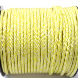 Cabo Corda Náutica de Poliéster Pré Estirado 5mm Amarelo